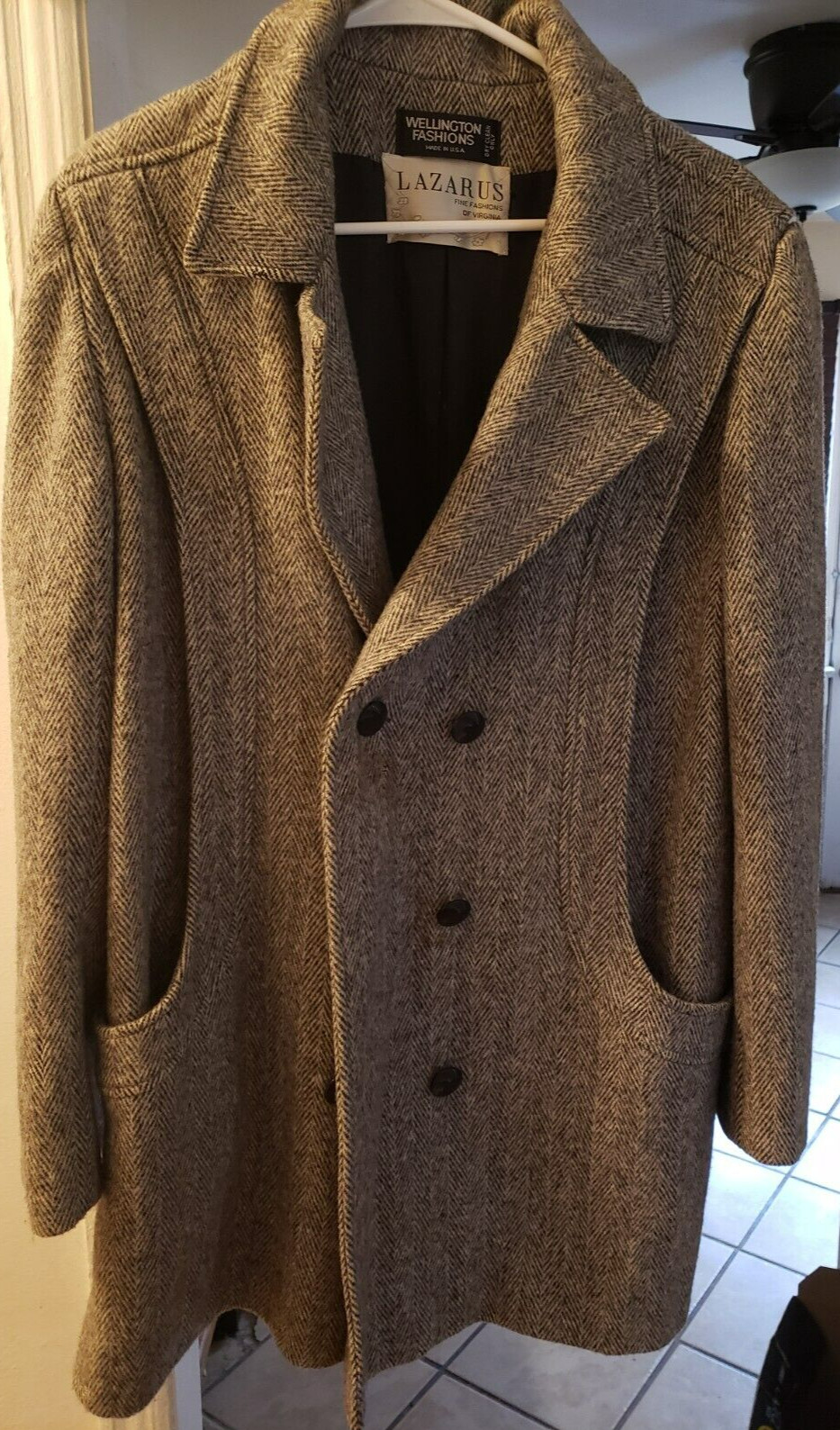 Wellington Fashions Lazarus Fine Fashions of Virginia Womens Coat Dry Clean Only