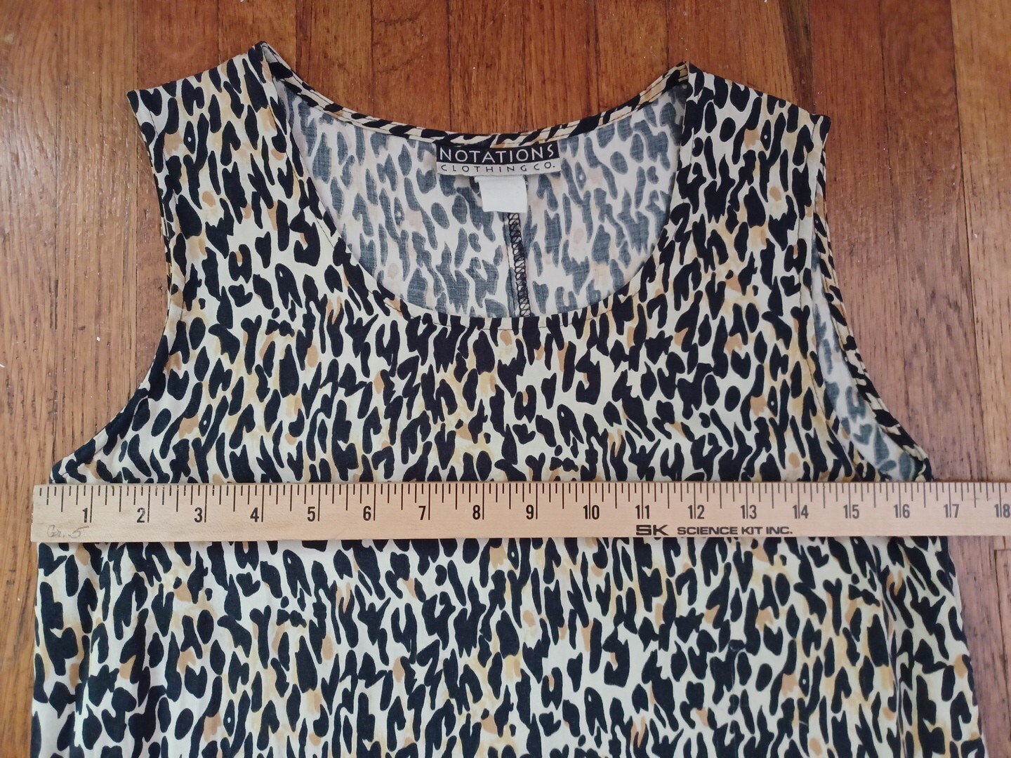 Vtg 90s Notations Clothing Co. Cheetah Print Dress Sz Med Glam Punk Mini Animal