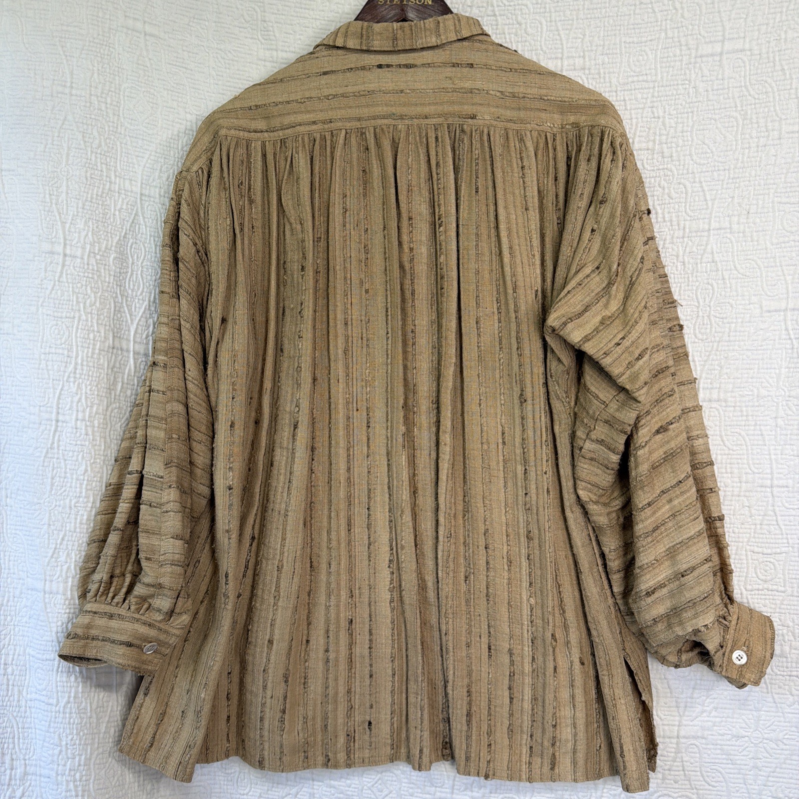 I Magnin Vintage Shirt Jacket Charles Suppon Intre Sport Embroidered Womens 8
