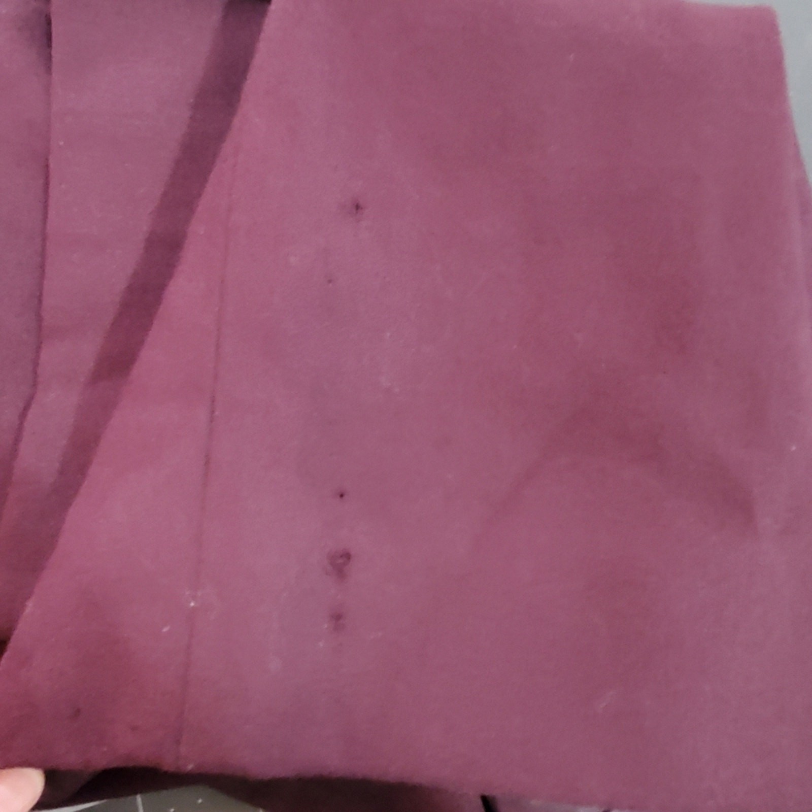 Vintage 90s Purple Wool Super High Rise Pleated Trouser Casual Pants Size 12