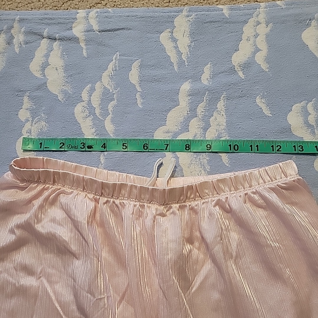 Vintage Ashley Taylor Intimates Pink Pajama Set Top Sz Large 2pcs