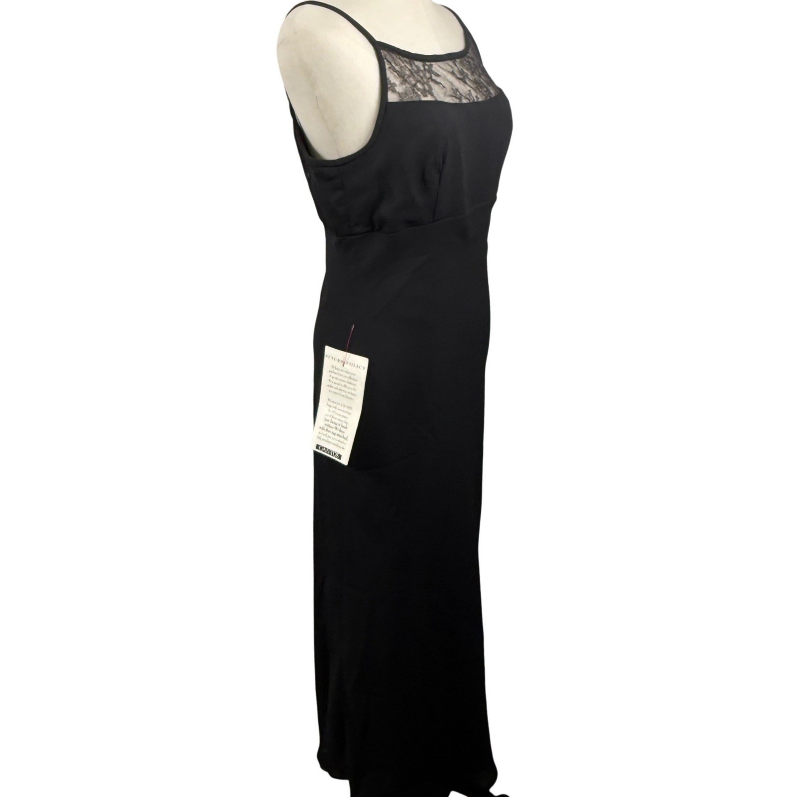 Vintage 90s Gantos Jessica McClintock Gunne Sax 9/10 Maxi Dress Lace Prom Gown