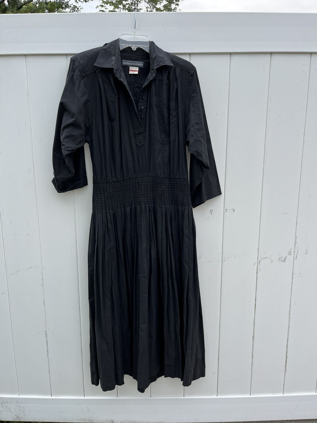 VTG Karen Akexander dress women 12 black