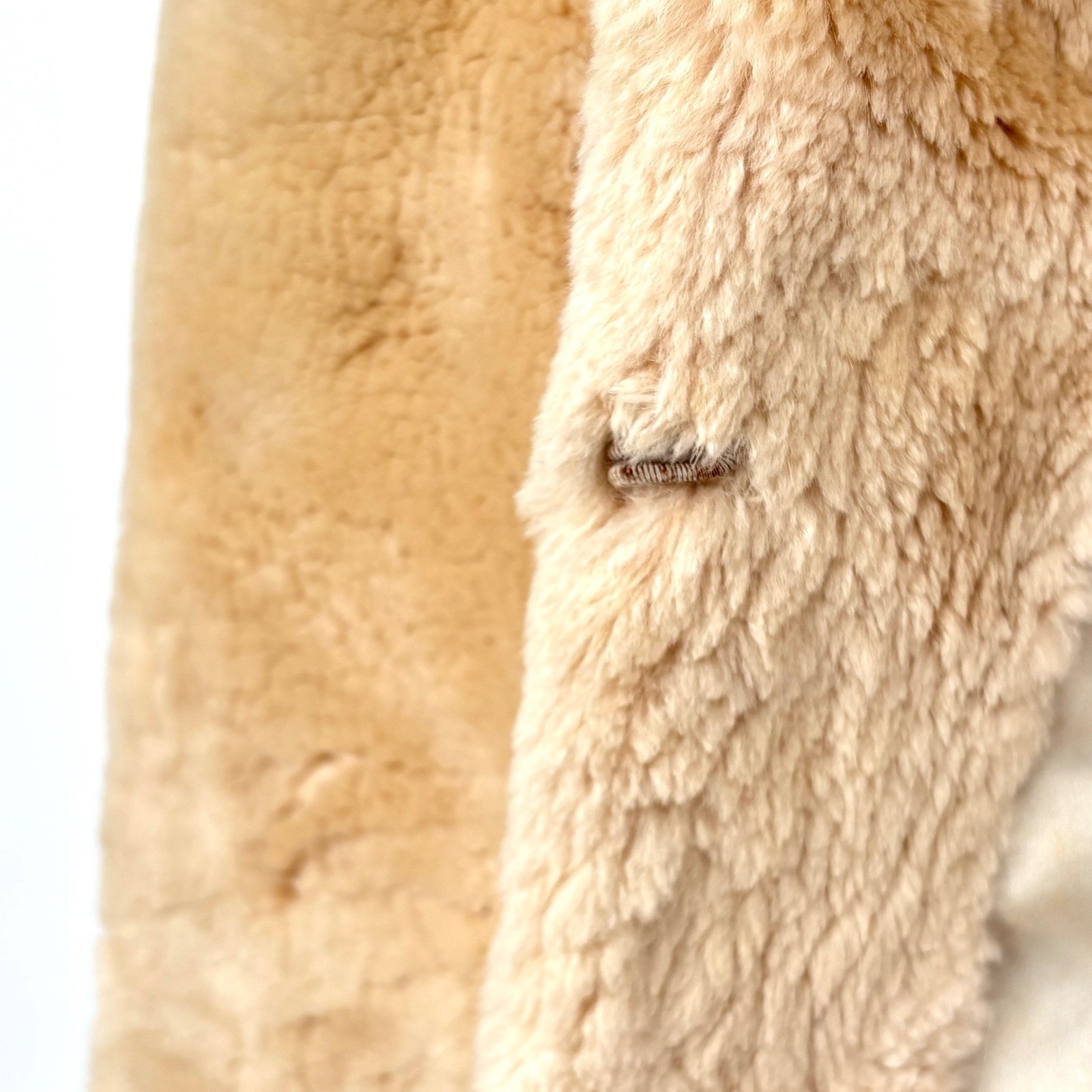 Vintage Dicker and Dicker Beverly Hills Short Fur Jacket Honey Beige 60s Medium