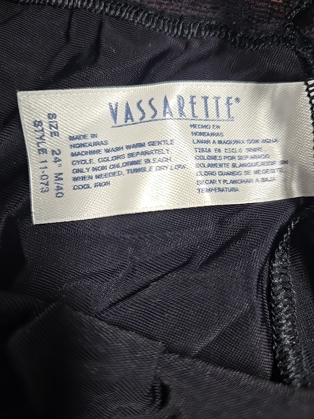 vassarette half slip Size Meduim