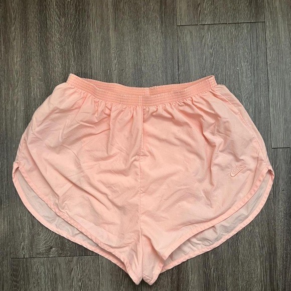 Vintage Nike Running Shorts Peach Pink Made in USA Women’s Medium