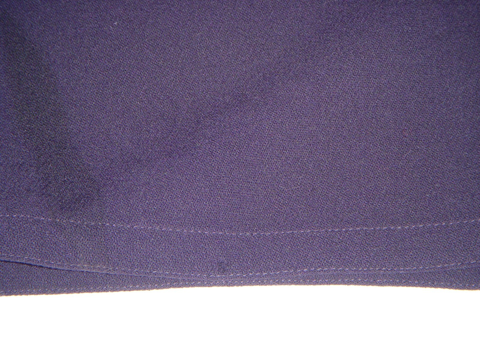 Vintage Gianni Versace Navy Blue Crepe Wool Dress Made in Italy