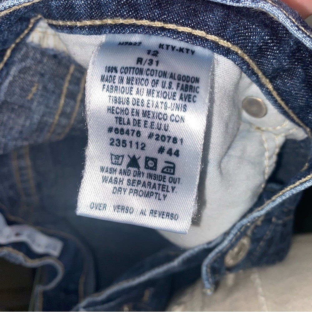 Vintage 2002 Tommy Hilfiger Size 12 R/31 Women’s Deep Blue Relaxed Jeans