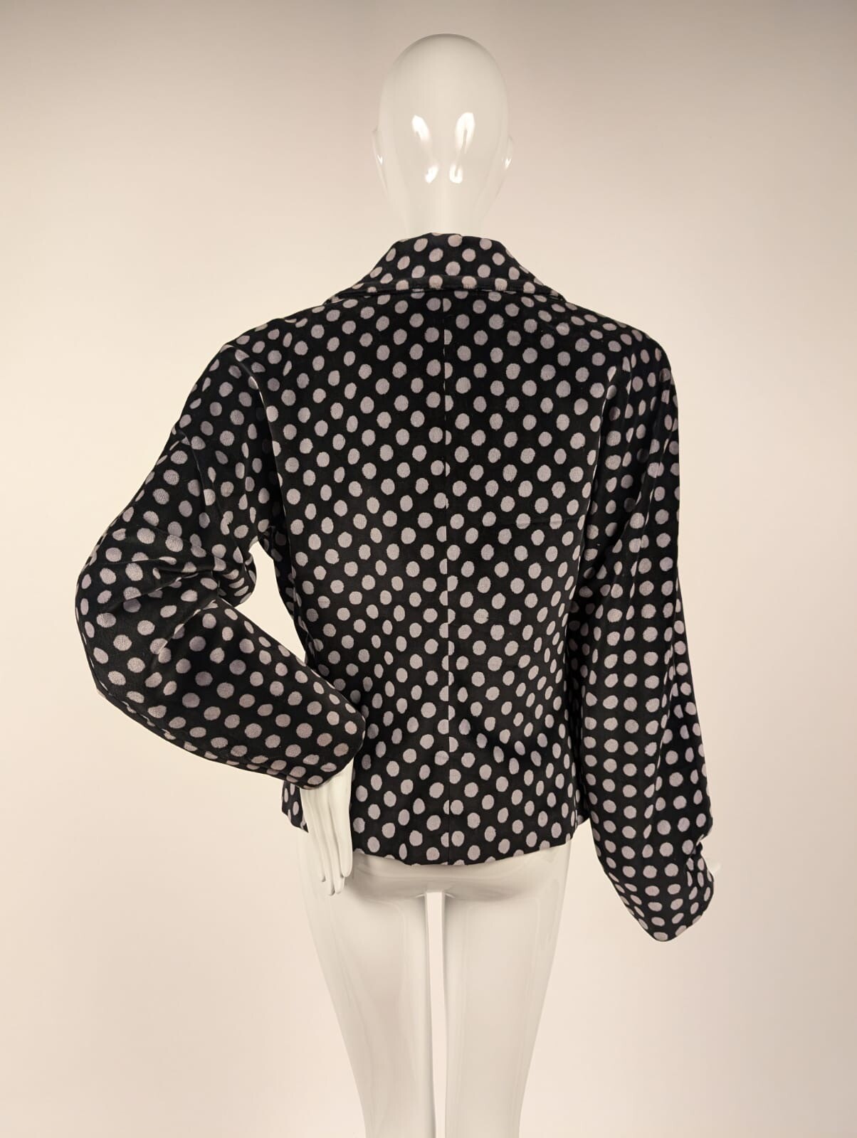 VINTAGE GIORGIO ARMANI POLKA DOT VELOUR JACKET