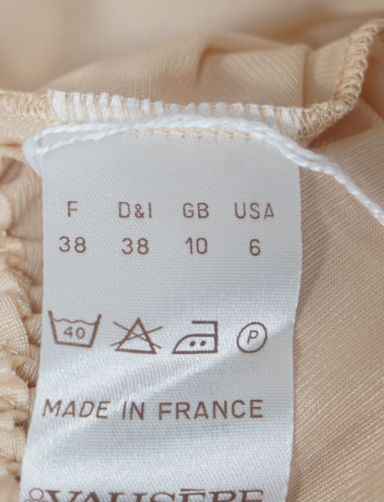 Vintage original Valisère Paris Lingerie Unterrock Gr. 38 (34-36) orange mit OVP