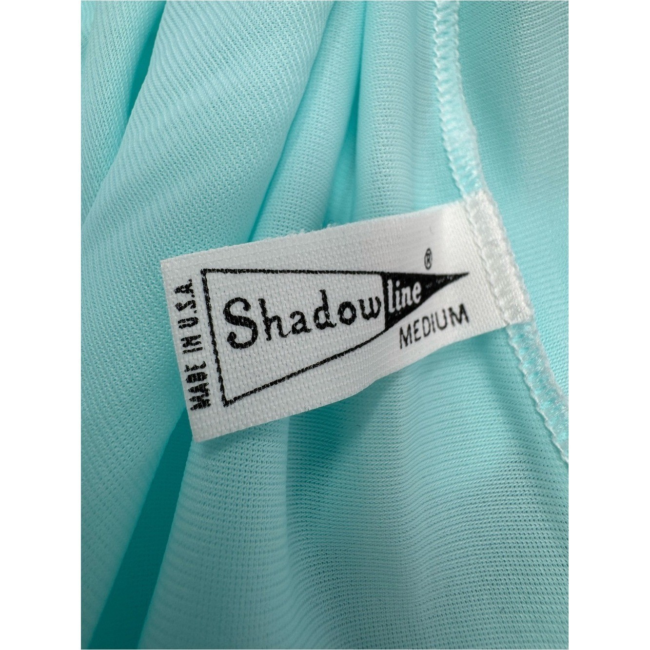 Vintage NWT Shadowline Petal Flutter Sleeve Long Nightgown – SeaFoam 33280 Med