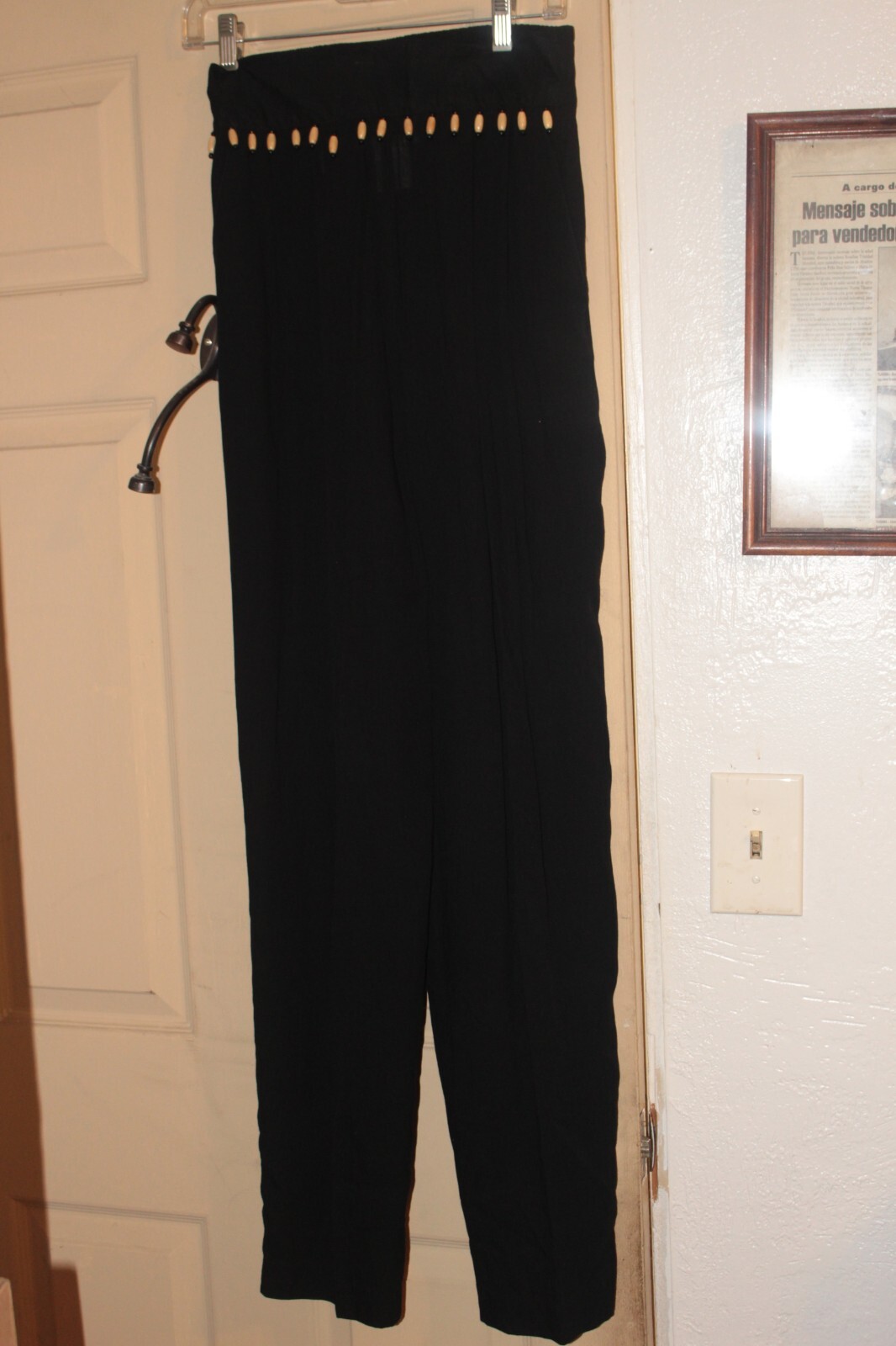 Vintage 1980s Componix Suit Bk/White Open Front Crop Jacket/pants and blouse