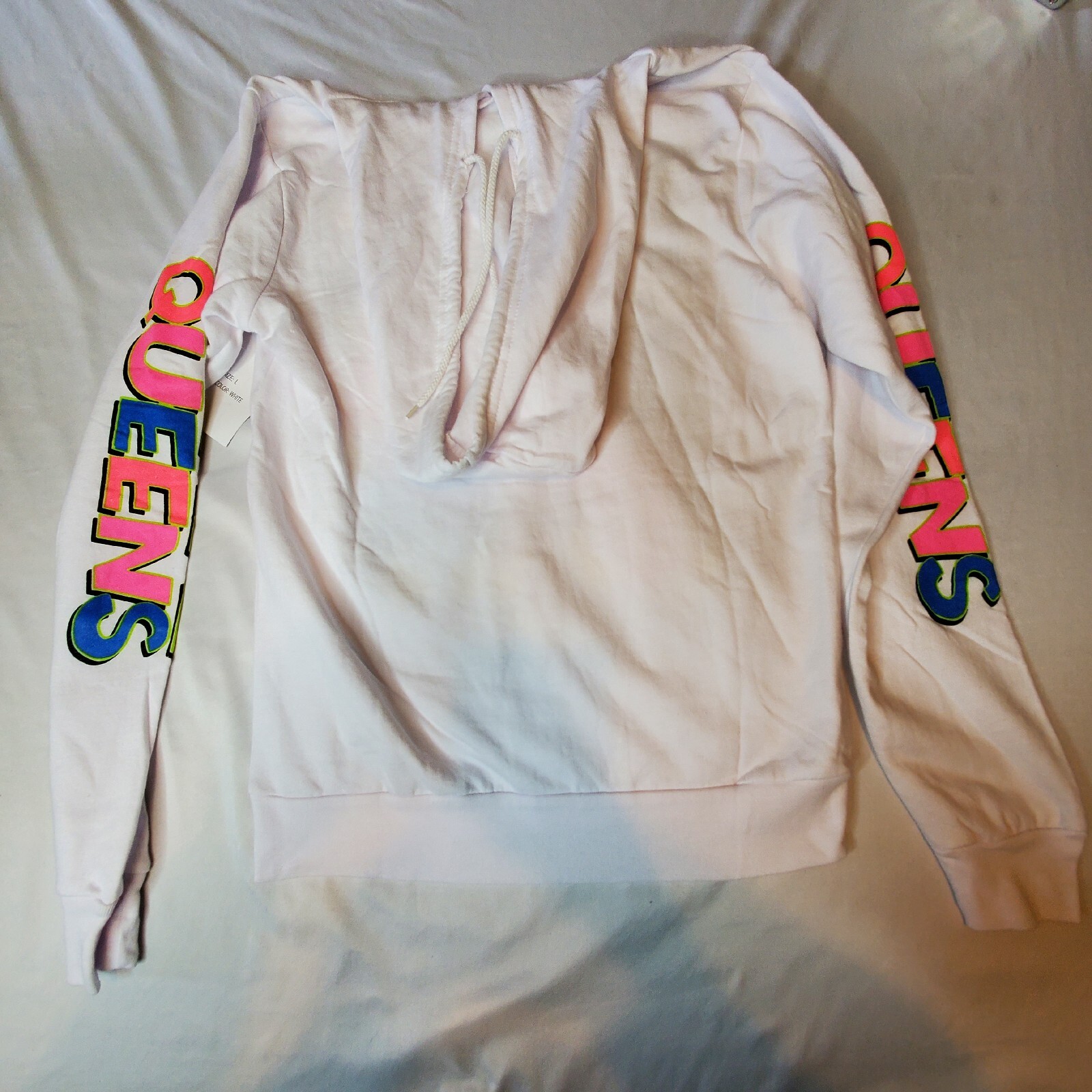 On Fire 2pc Queens Sweat Suit Junior’s Size L NWT 18Wx24L Shirt & 30×28.5 COTTON