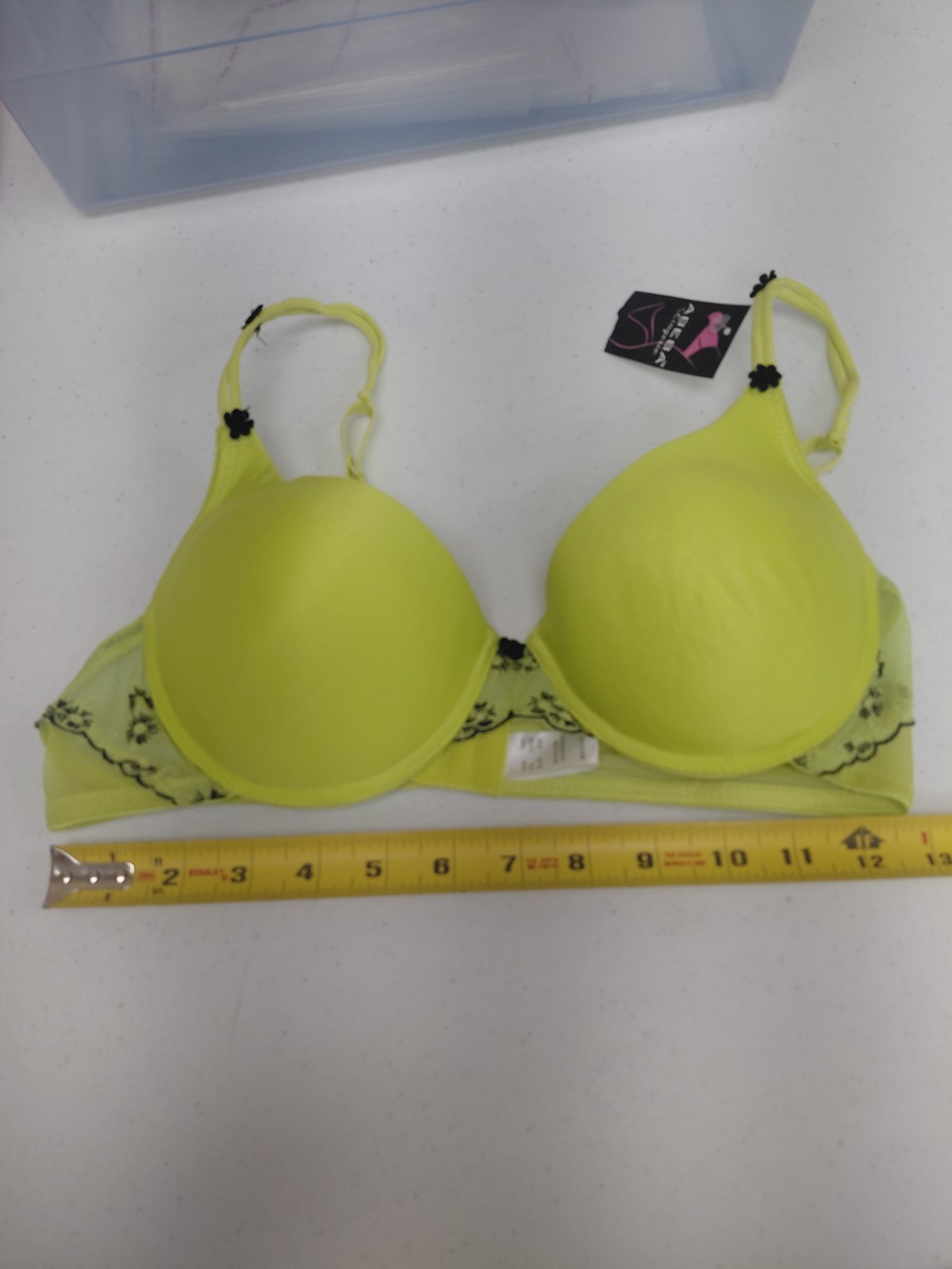 Vintage Abeba Green Bra Size 38B