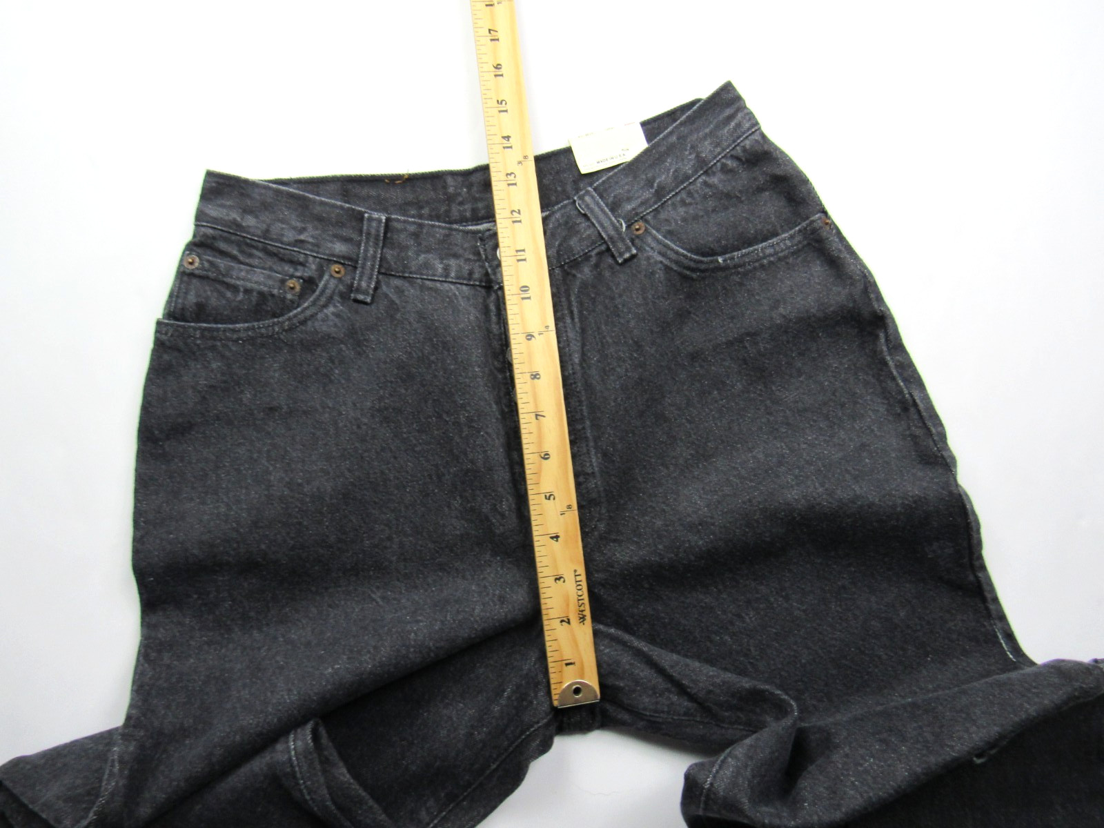 Vtg NOS NWT 80s Women’s Levi’s 16 501 USA Made Mom Jeans 14 / 29.5 x 29.25 Black
