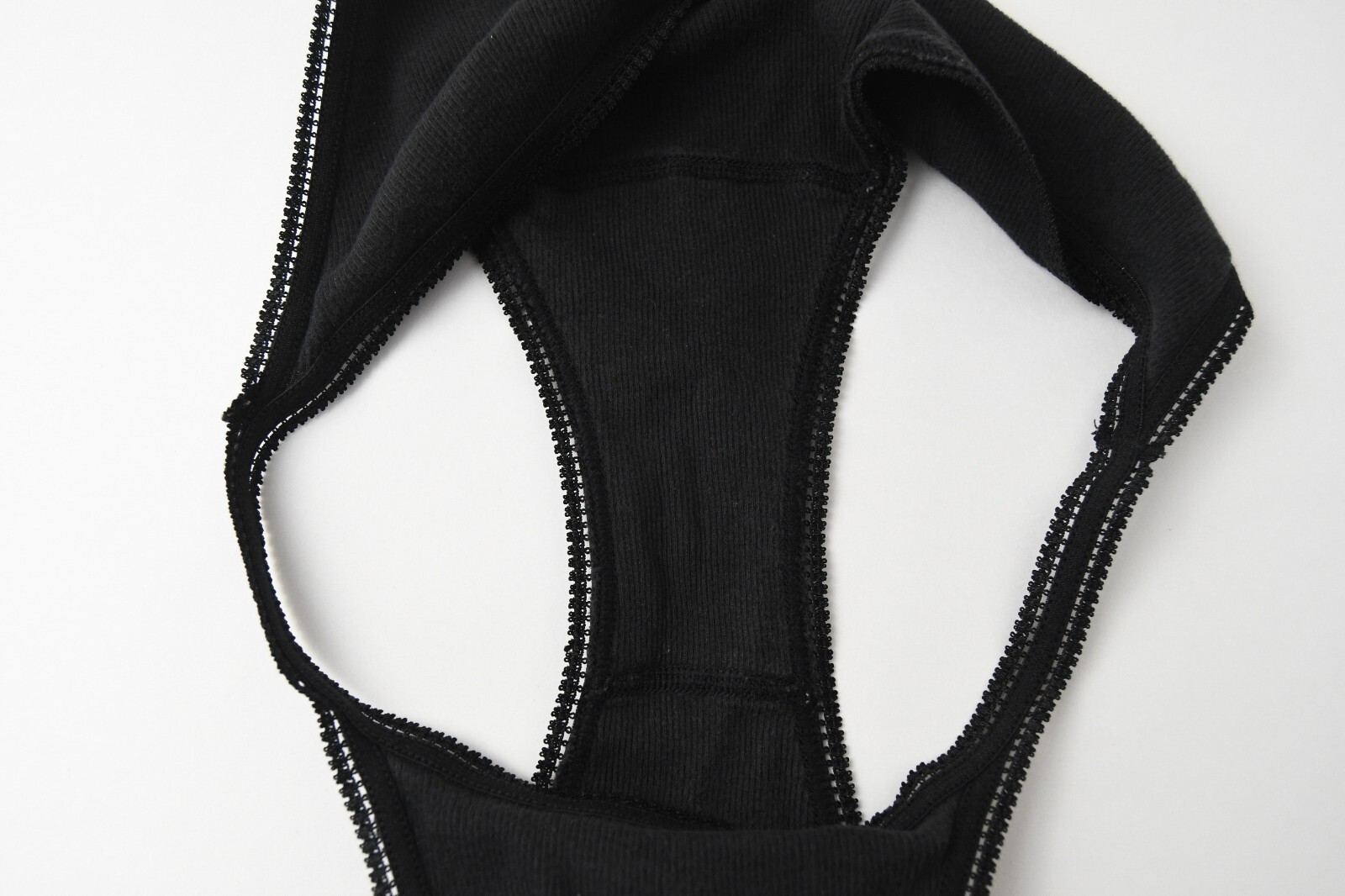 VTG Victoria’s Secret PINK 2002 Ribbed Cotton String Bikini Panty MEDIUM