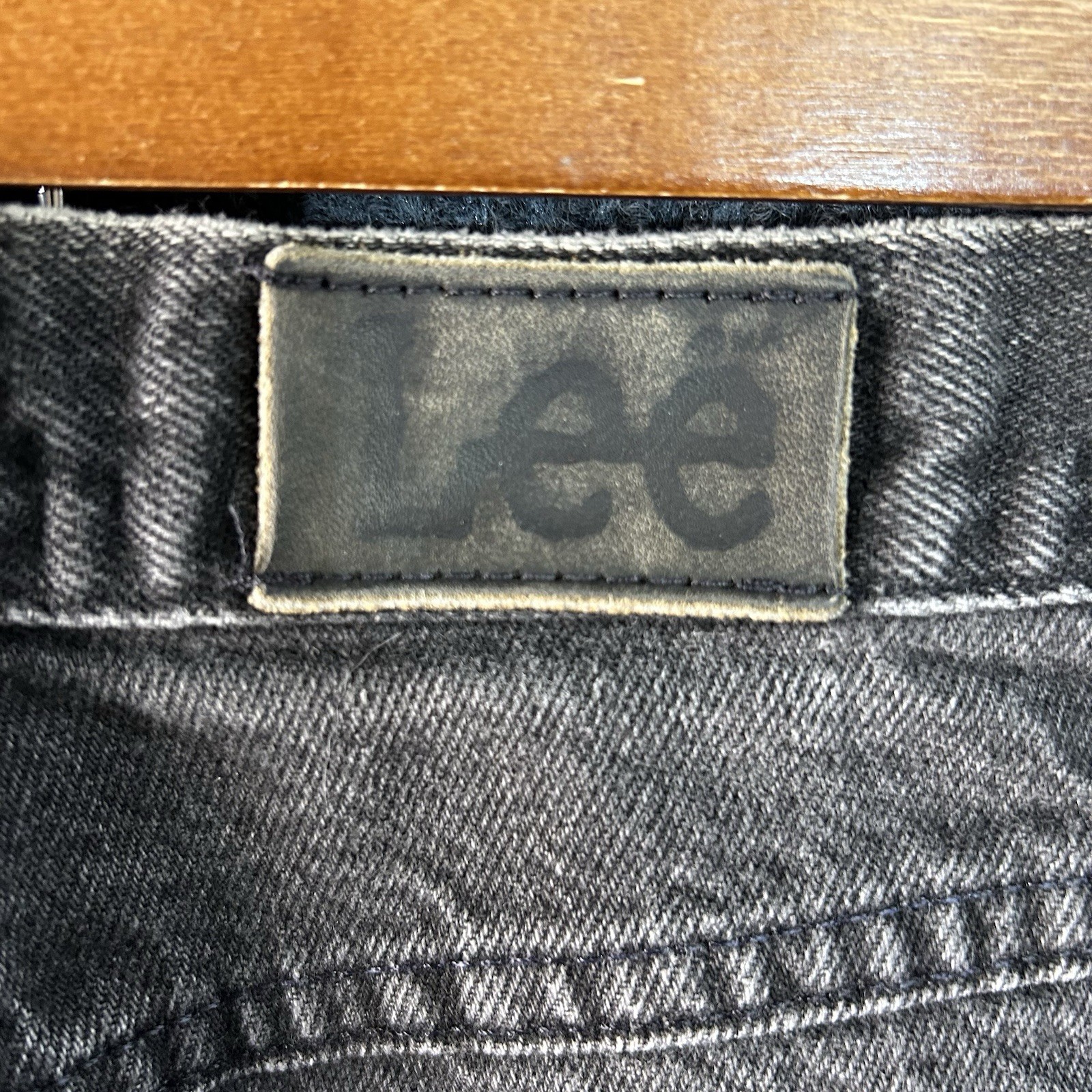 Vintage Lee Jeans Womens 8 Petite Black Made In USA