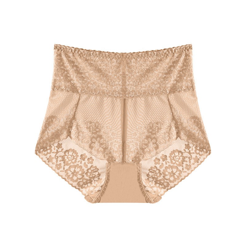 3X Women High Waist Knickers Briefs Lady Lace Seamless Underwear Panties L-2XL