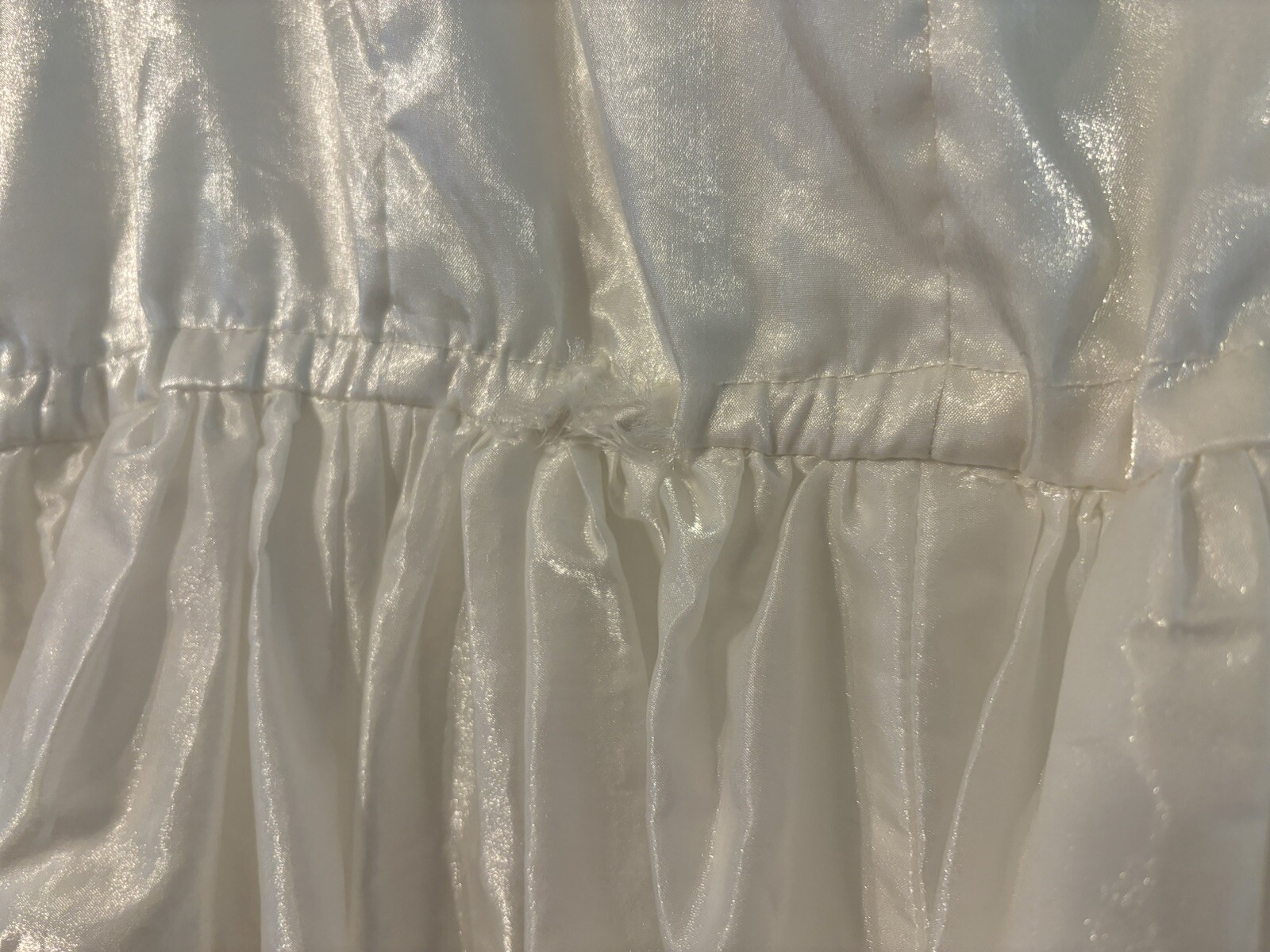 Unlabled 80’s Prom Dress Theatrical Halloween Wedding Dress up Gown Homemade