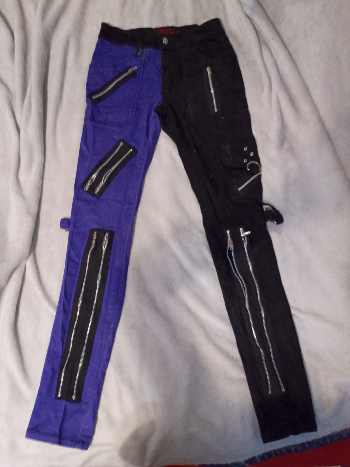 Tripp NYC Split Leg Bondage Pants Size 26 Or 4 Style Number IS675M Unisex