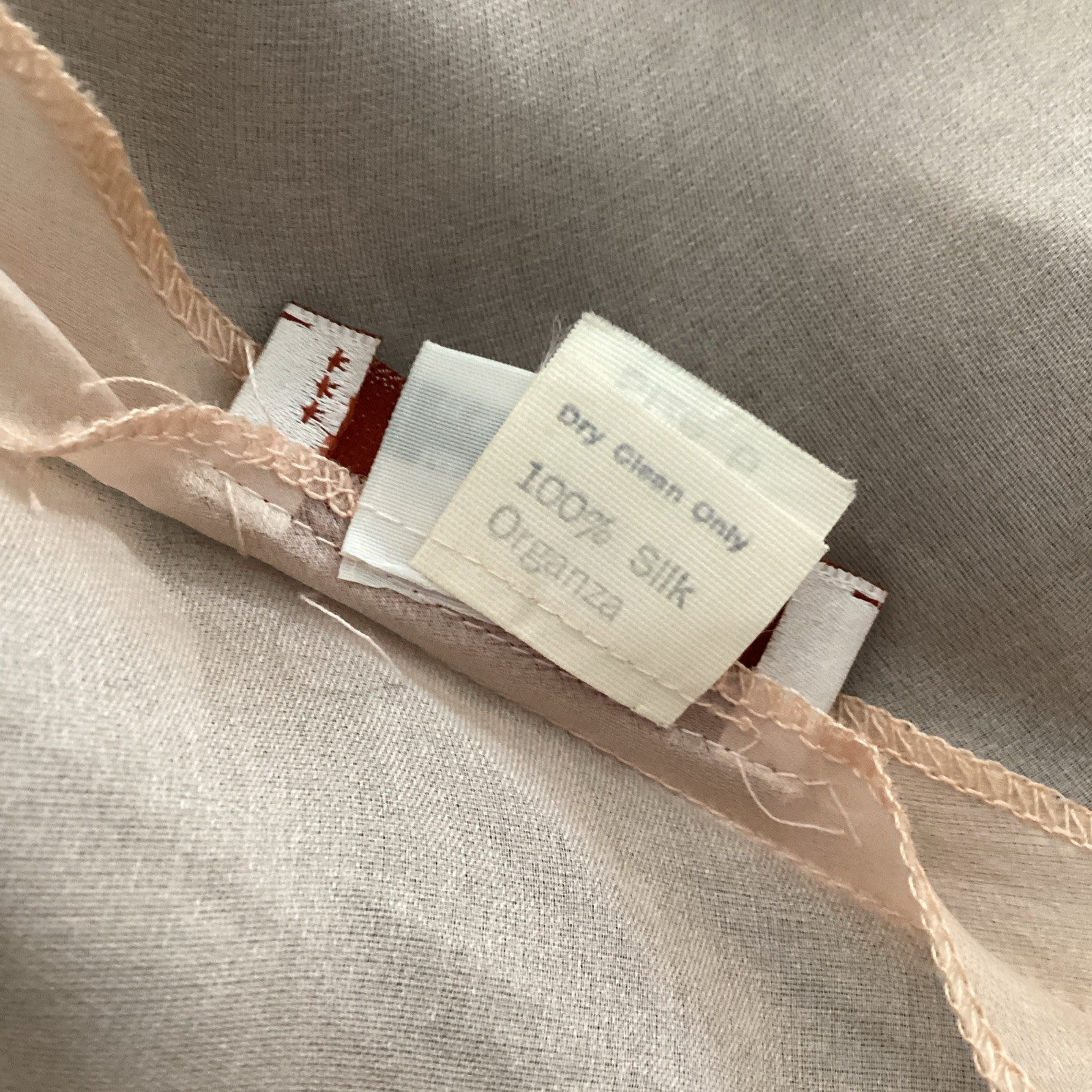 NWT NOS Vtg Capriccio by Digna Silk organza Dress Sz 6 overlay with lace