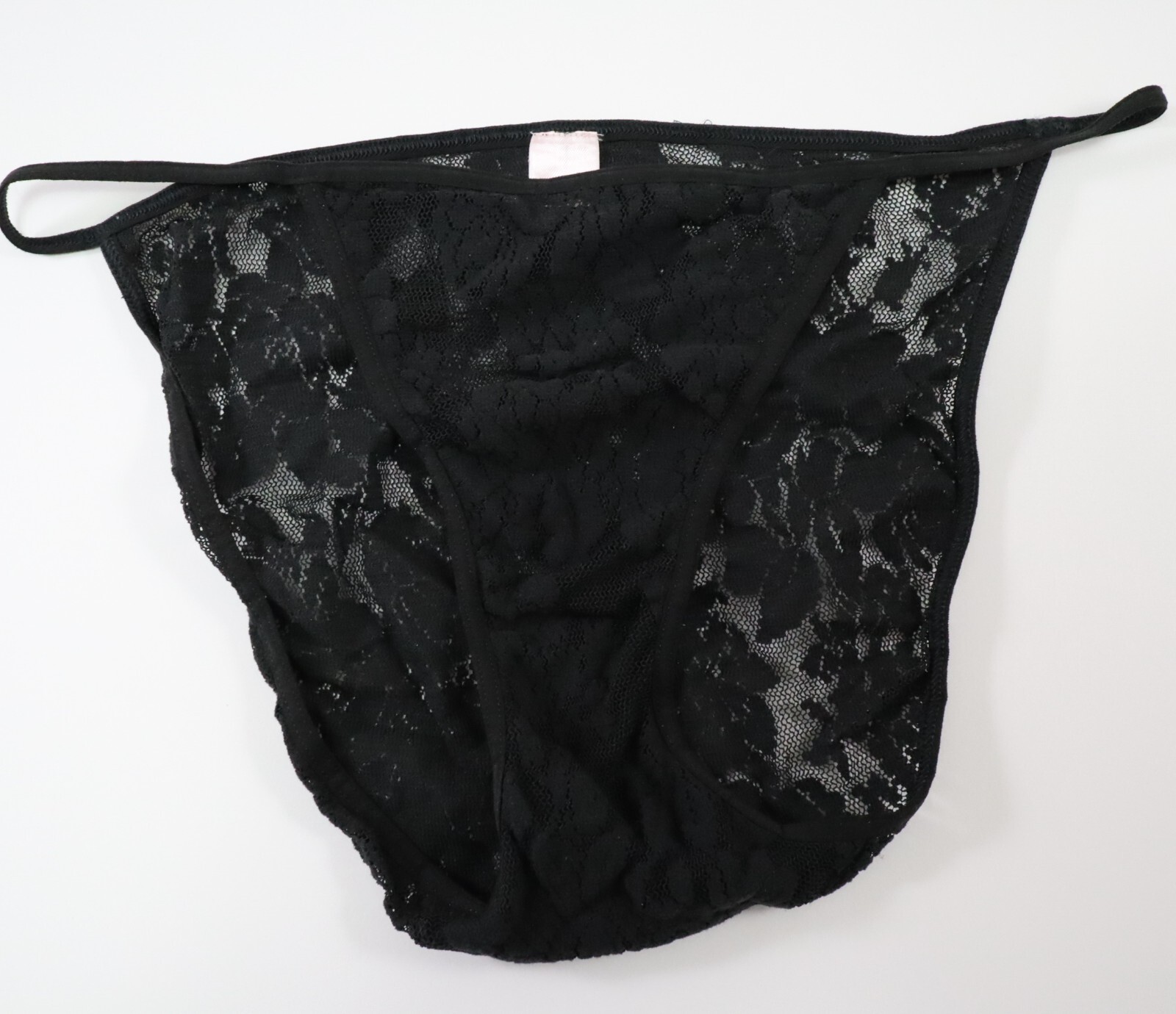 Vtg Victoria’s Secret 2002 Stretch Lace String Bikini Panty LARGE