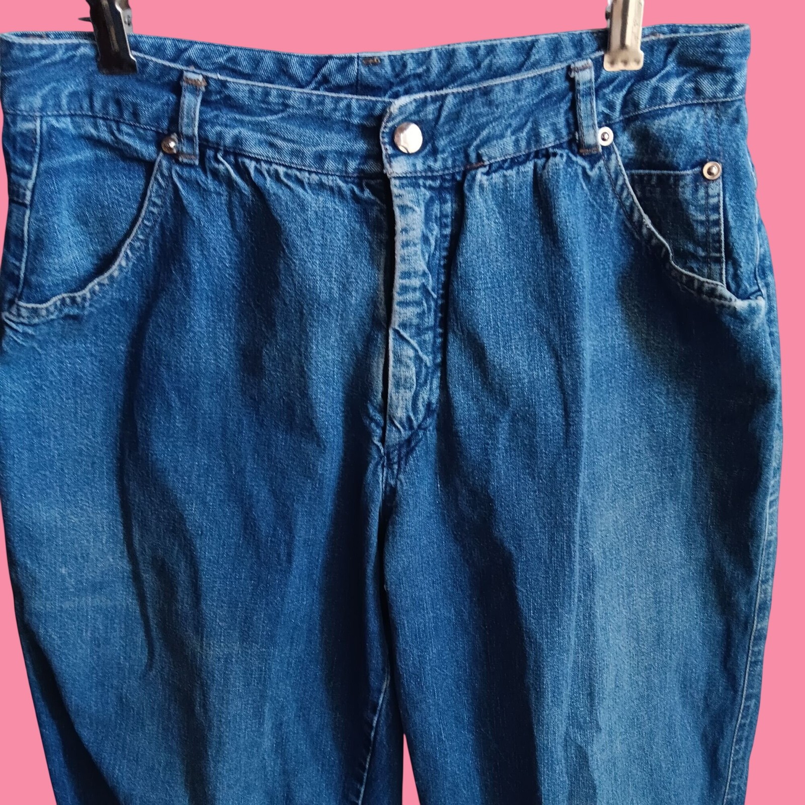 Vintage Womens Jeans Size 8 29×33 80’s Jag Australia Disco Embroidered Denim