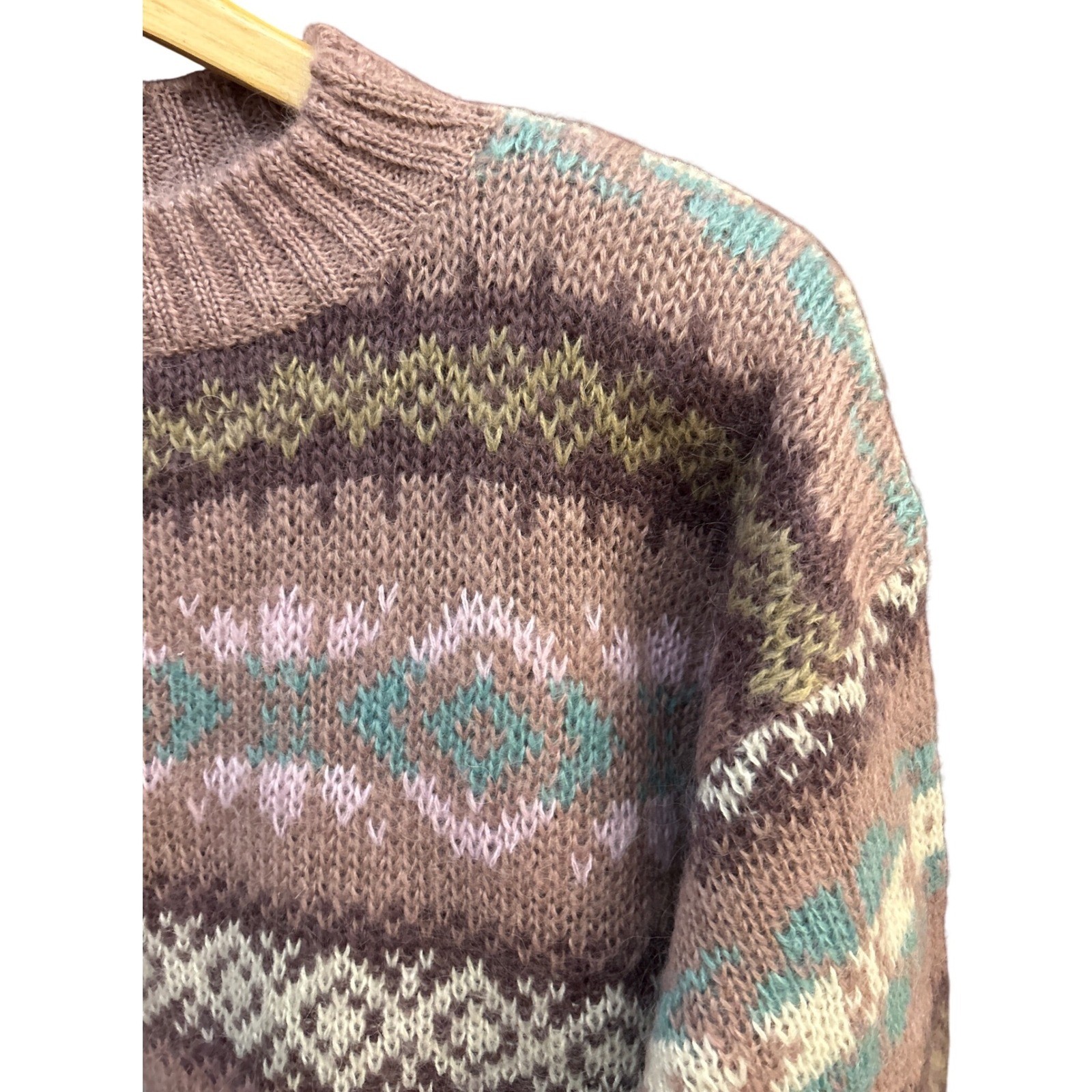 Vintage 90s Christopher & Banks Mohair Blend Sweater Cottagecore Grandmacore