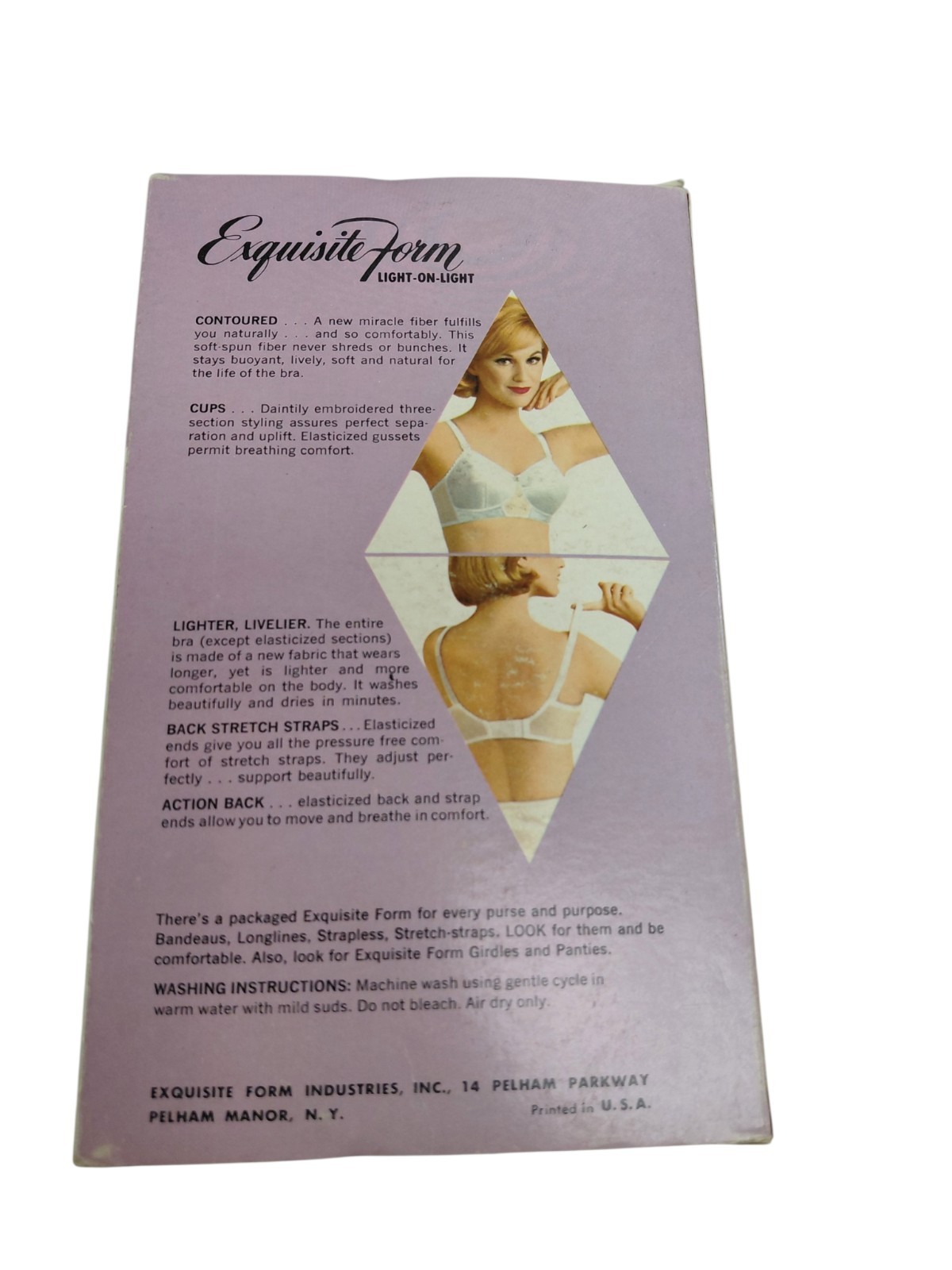 Vintage Exquisite Form White Bra Size 32A