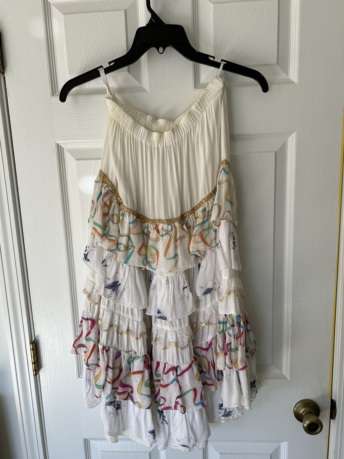 VEDRA of IBIZA Vintage 60’s BOHO Hippie Gypsy Festival Skirt Made in Spain M