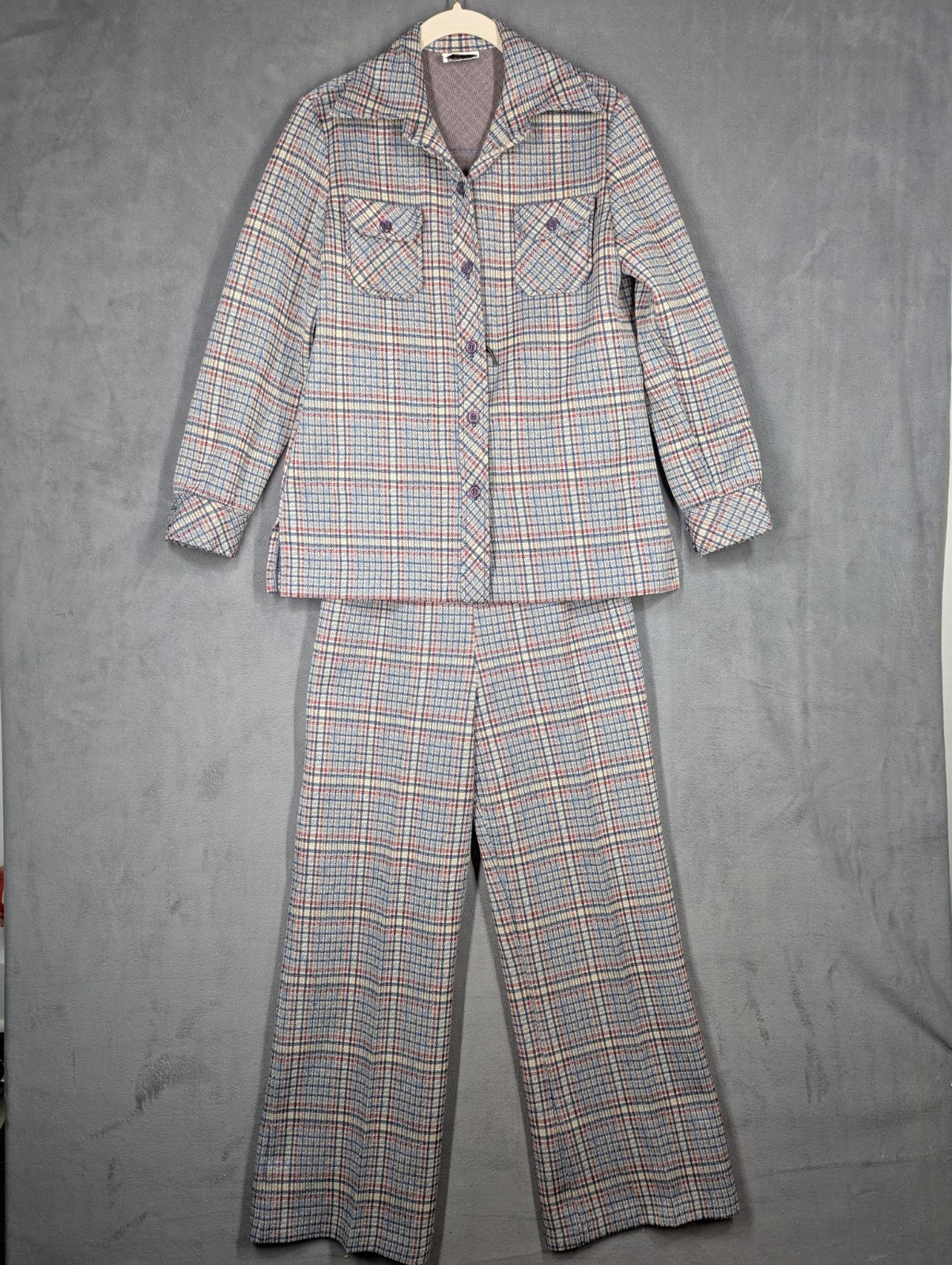 Vintage 70’s The Wilroy Traveler New York Pant Suit Jacket