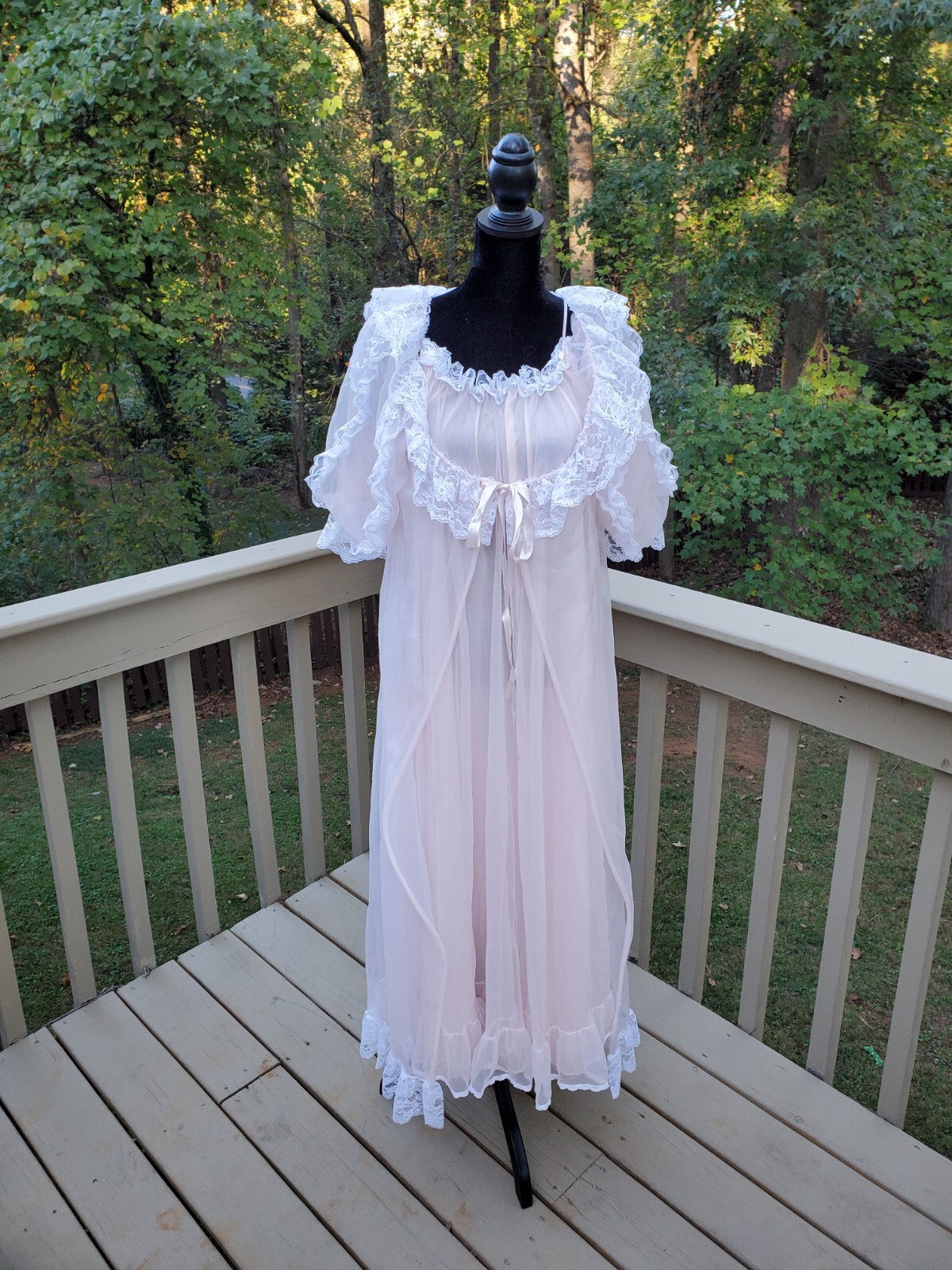 Vintage 1950s/1960s Tosca Lingerie Gown Peignoir Set Night Gown