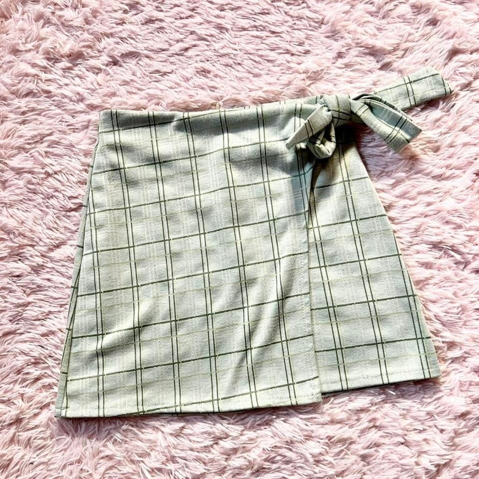 90s Clueless Y2K Preppy Plaid School Girl Beverly Hills Varsity Wrap Mini Skirt