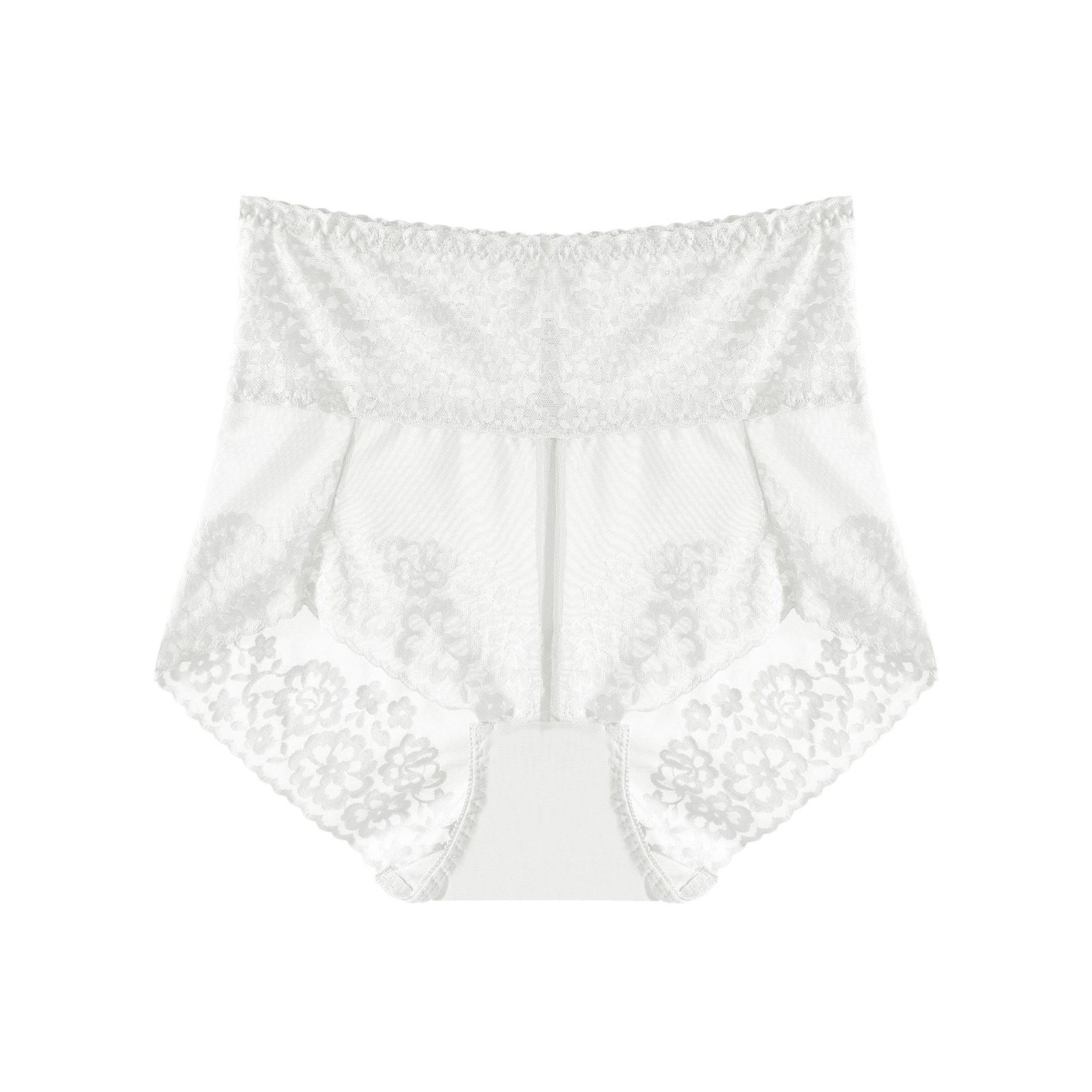 3X Women High Waist Knickers Briefs Lady Lace Seamless Underwear Panties L-2XL