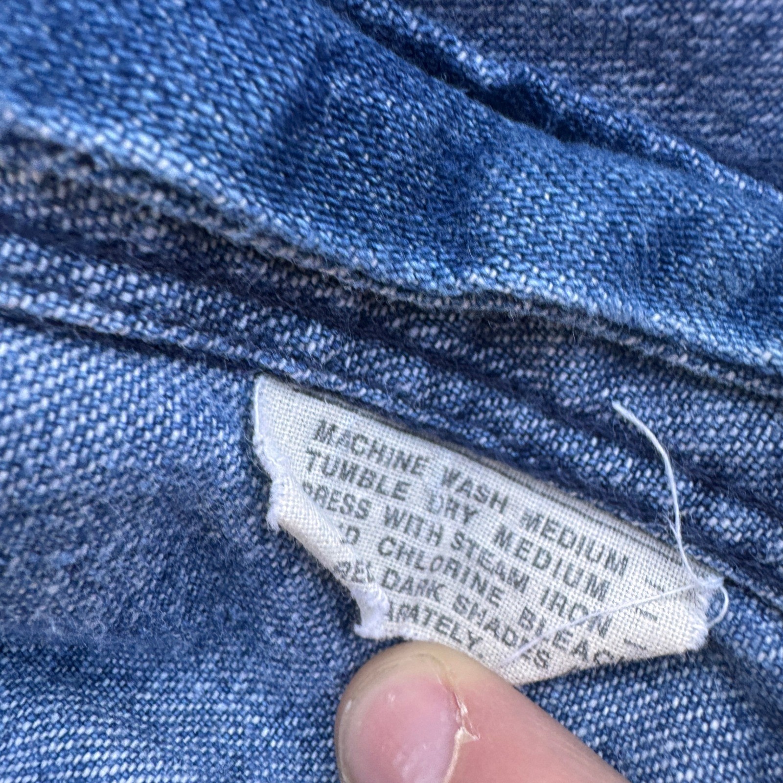 Vintage Big Yank 70s Bell Bottom Flared Jeans Scorpio Patch USA Denim 28×27