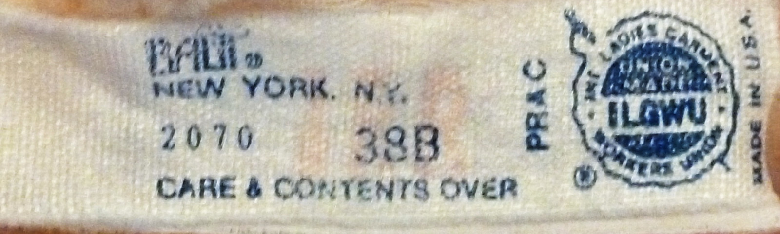 GOOD FIND!!! BALI VINTAGE BEIGE SHEER LACY UNDERWIRE BRA 38B VGUC