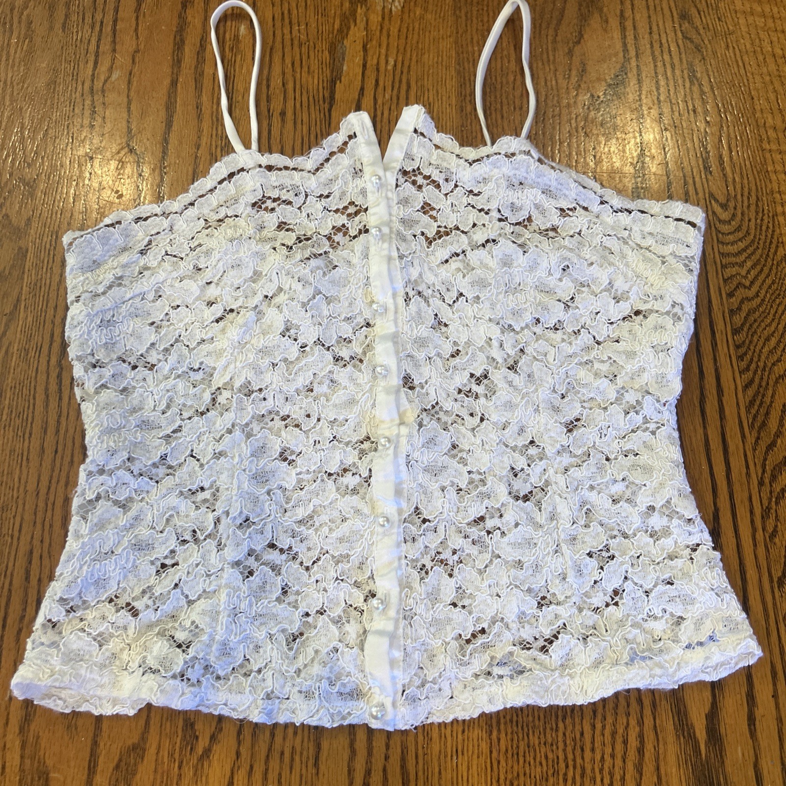 70s Cadaz Lace Camisole White Size Small Made In Japan