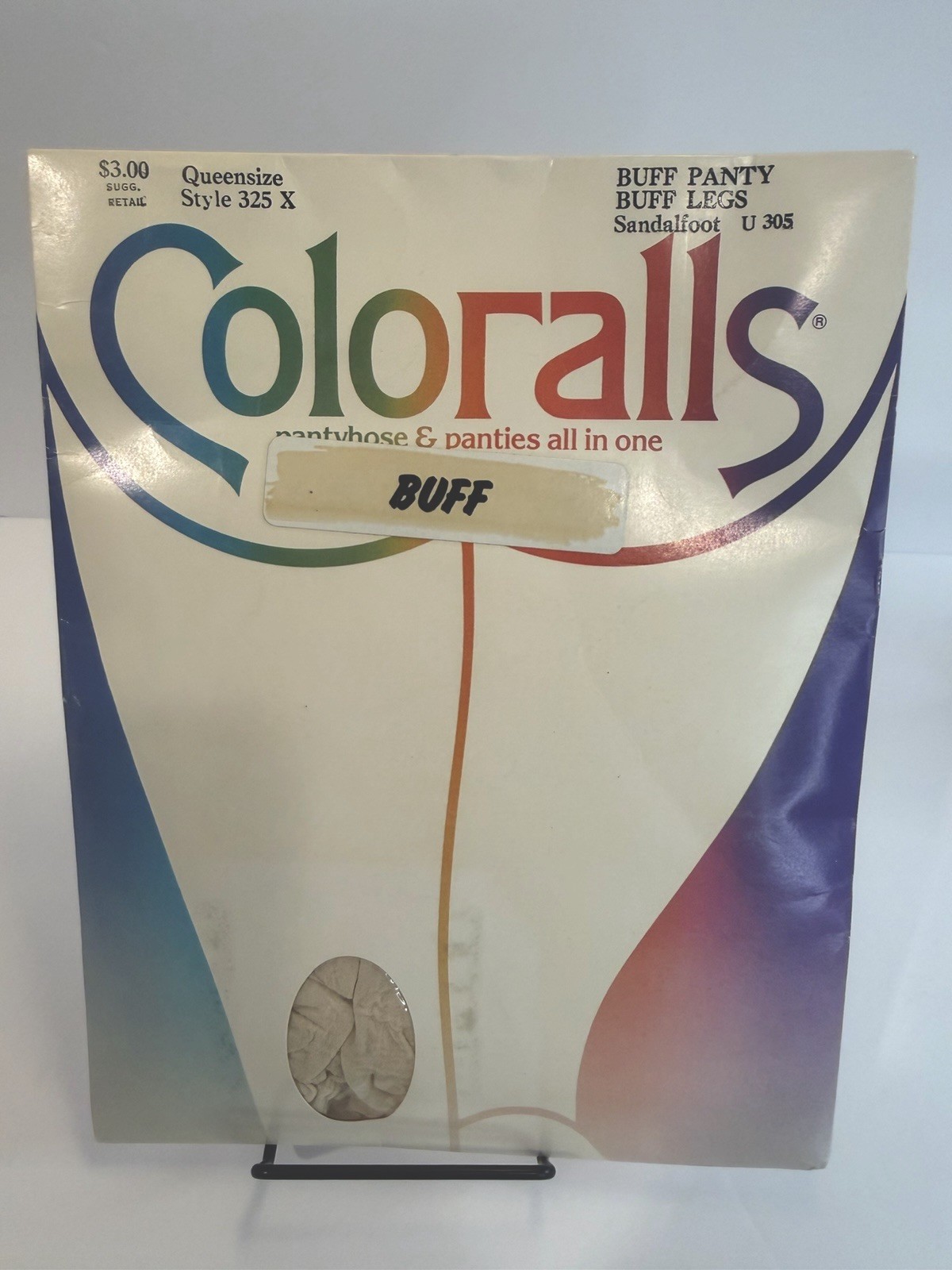 Coloralls Pantyhose by Underalls Buff Queen Size -New Old Stock