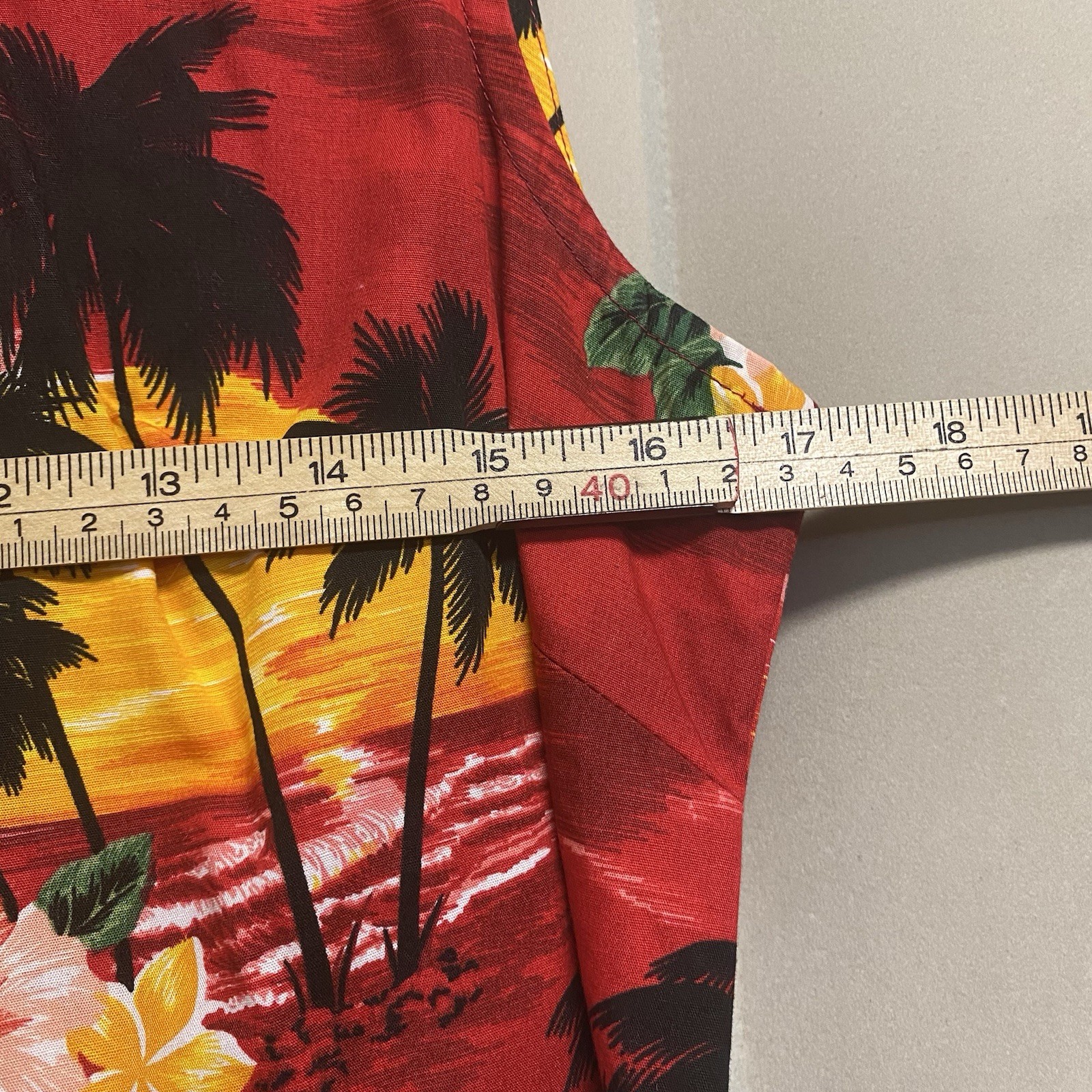 Vintage Pacific Legends Women’s Dress XL Hawaiian Faux Wrap Vacation Resortwear