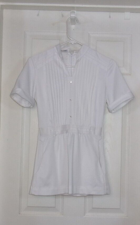 White Swan Uniforms Nurse Medical Dress 70s sz no tag kids size