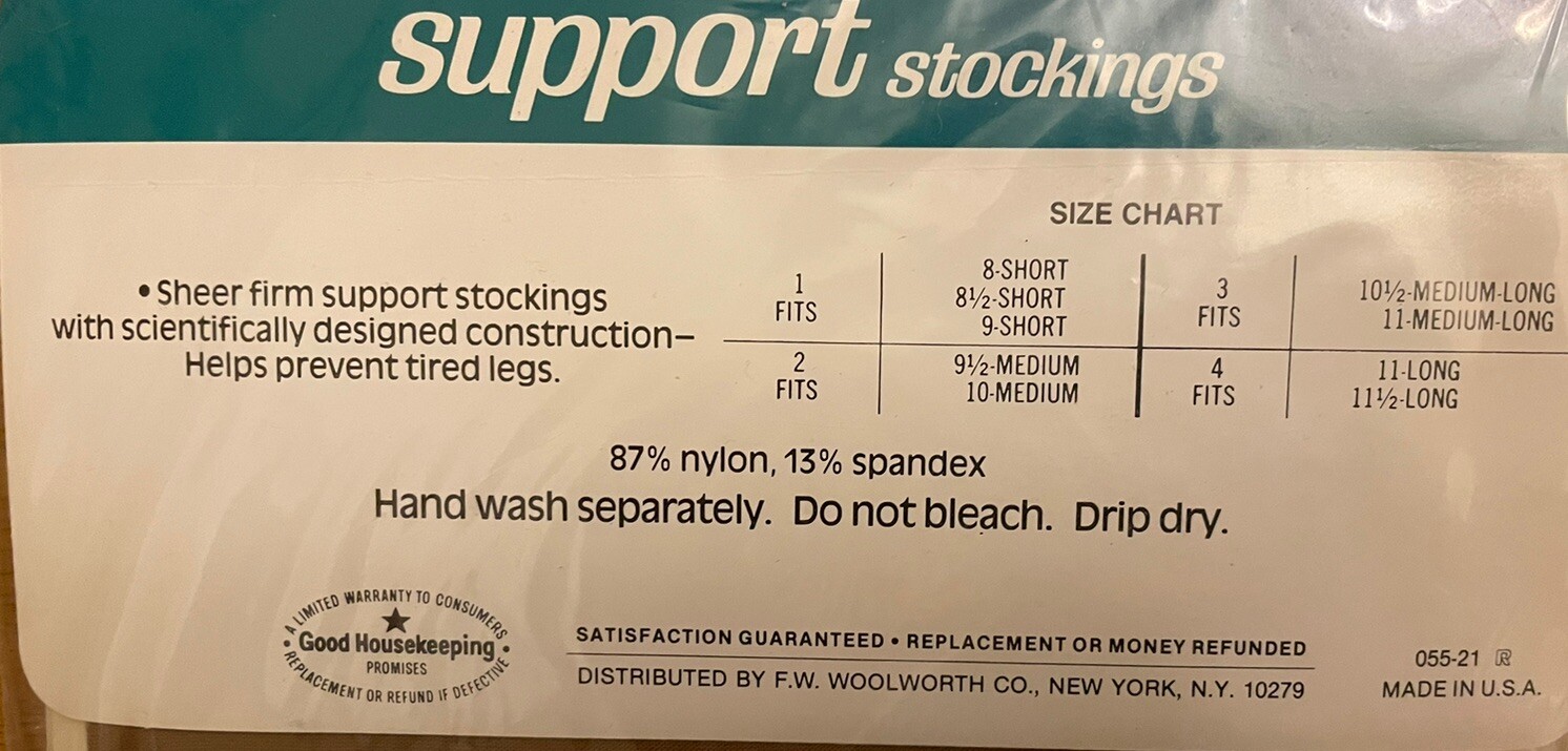 Primrose Suntone Thigh High 1 Pair Size 1 Support Stocking (8-9) SHORT