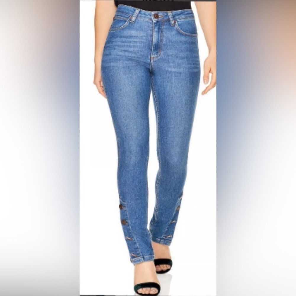 Sandro Paris High Rise Women’s Jeans In Blue Vintage Size EU 38 / US 6