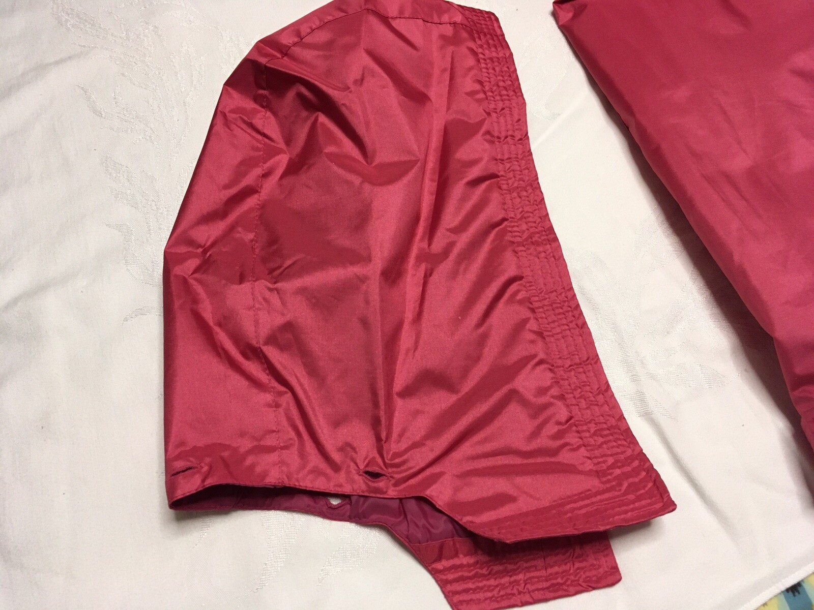 3 Season Hooded Trench Coat Pink Size 14 Barbie Core Vtg Worthington Womens EUC