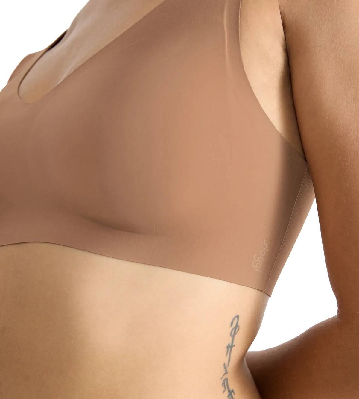 Sloggi Womens Zero Feel Bralette – Nostalgic Brown