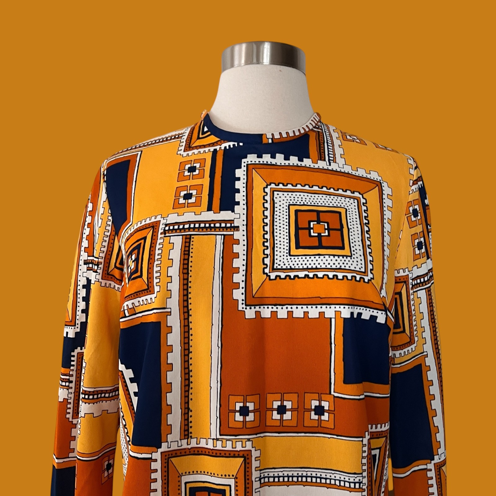 Vintage 60s Psychedelic Tunic: Pykettes, Mod, Geometric