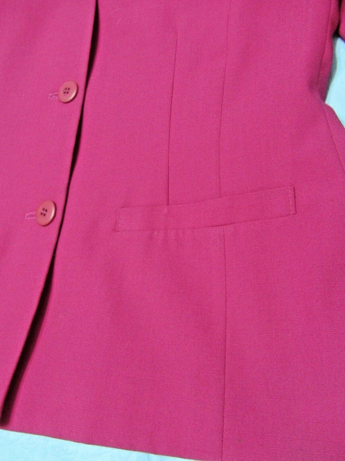 Vintage PENDLETON SOPHISTICATES Women’s Cherry Poly/Rayon Blazer Jacket 12