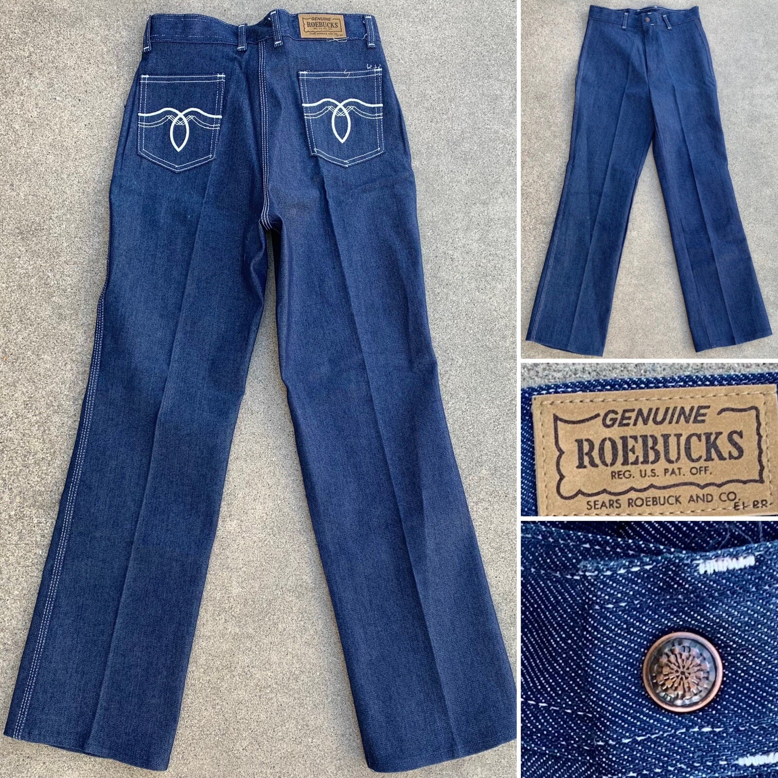 vintage Genuine Roebucks Sears Roebuck and Co jeans high waist size 16 29” waist