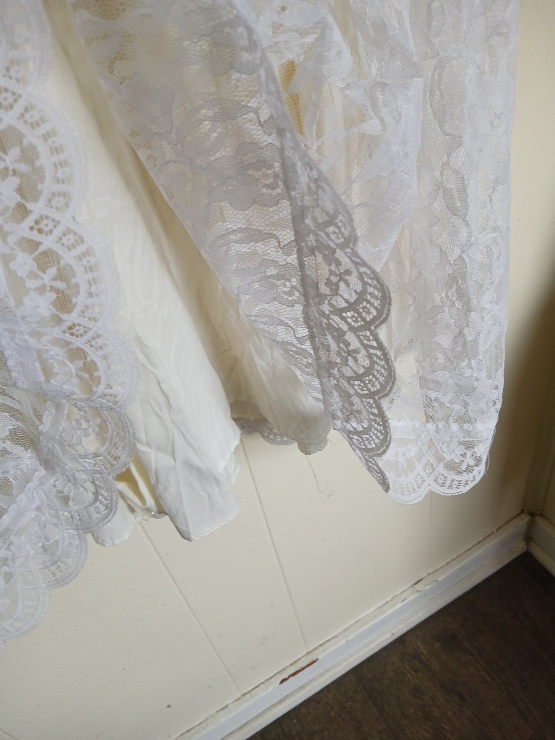 80s Gunne Sax Jessica McClintock Dress Victorian Romantic Ivory Lace Sz 3