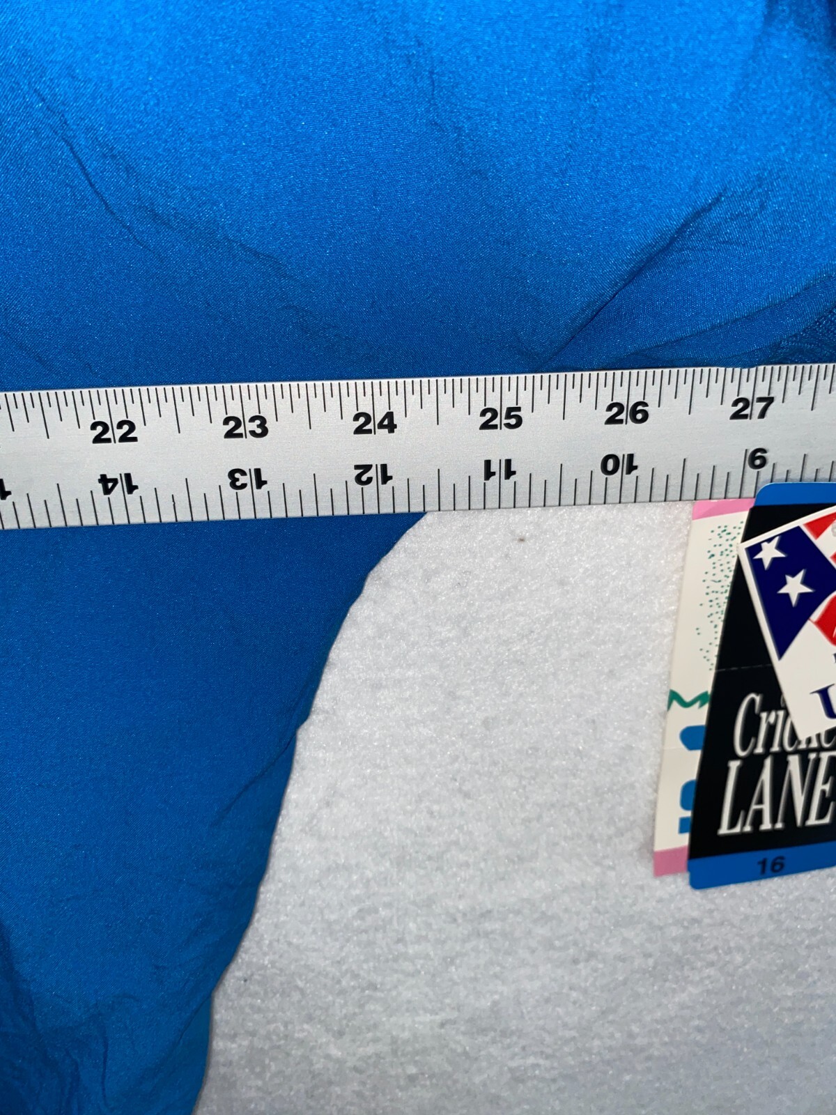 Vintage Women’s 16 Cricket Lane USA Made Top Short Sleeve Blouse NWT Blue White
