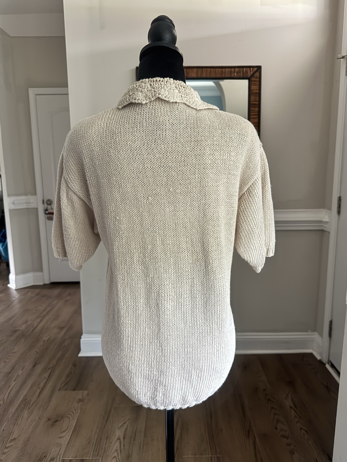 Vintage Large Cambridge Dry Goods Cardigan Cottagecore Coastal Granny Chic